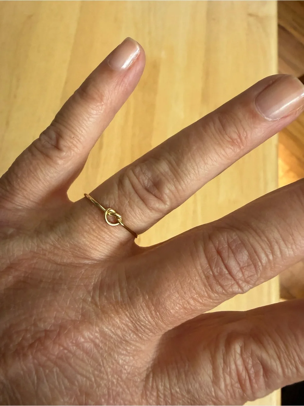 Gold Knot Starbird Ring